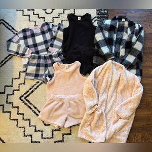 Art Class Bundle of Girl’s Pajamas - 3 sets